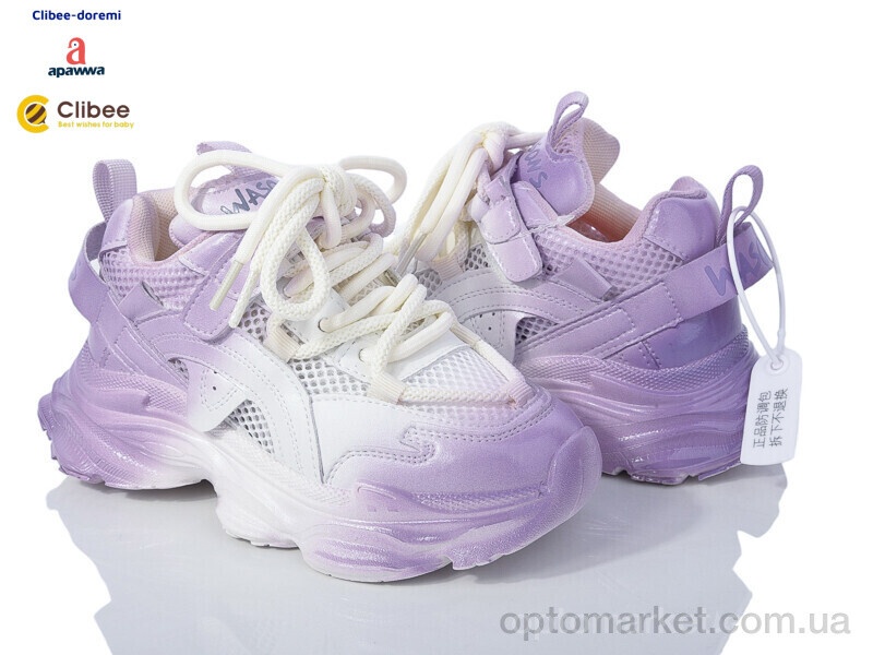 Купить Кросівки дитячі A606 purple Apawwa фіолетовий, фото 1