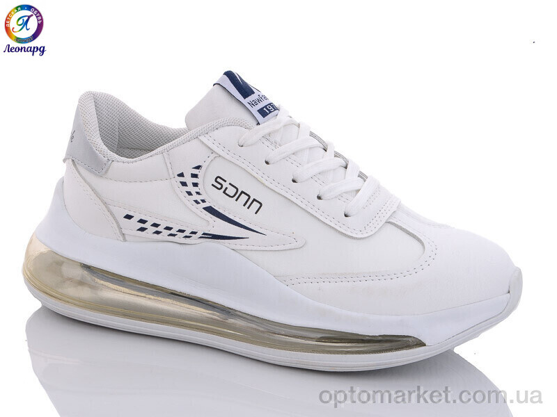 Купить Кросівки дитячі A6213 white-blue Леопард білий, фото 1