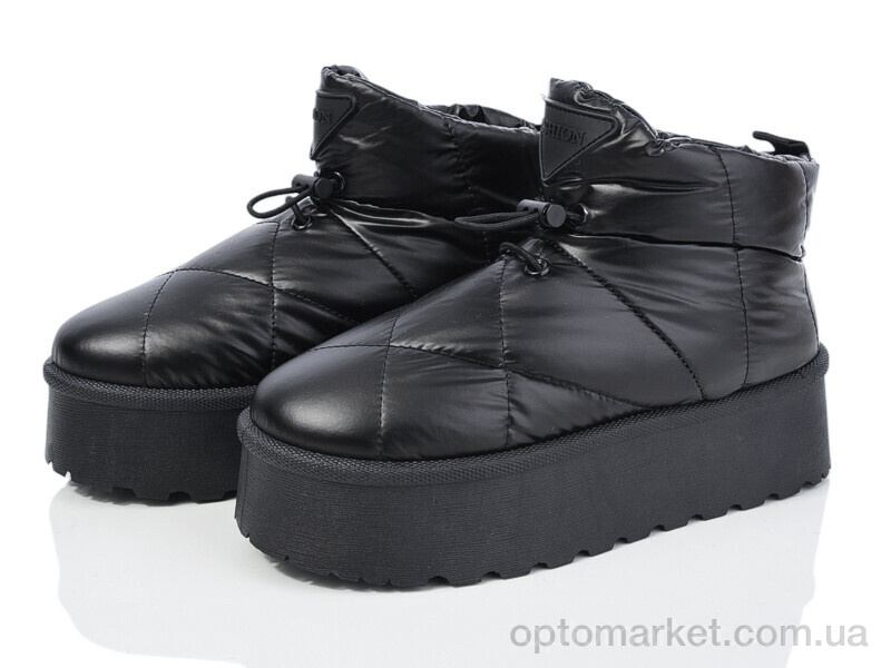 Купить Дутики жіночі A63-1 L&M-Lemon чорний, фото 1