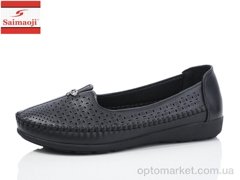 Купить Туфлі жіночі A65-1 Saimaoji чорний, фото 1