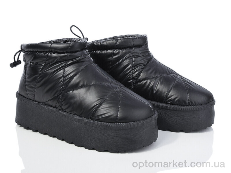 Купить Дутики жіночі A65-1 L&M-Lemon чорний, фото 1