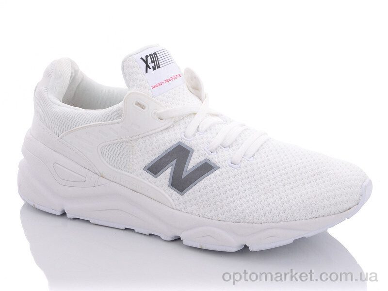 Купить Кросівки чоловічі A651-6 N.w balance білий, фото 2