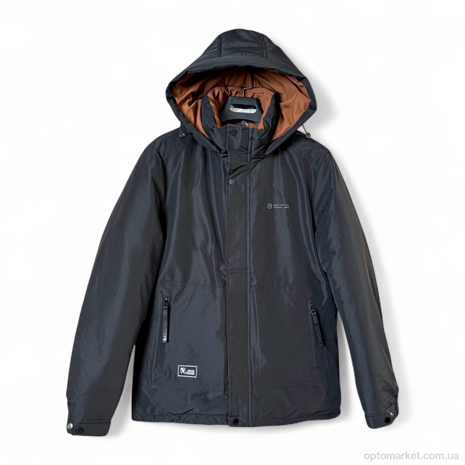 Купить Куртка чоловічі A652 black ATE Design чорний, фото 1