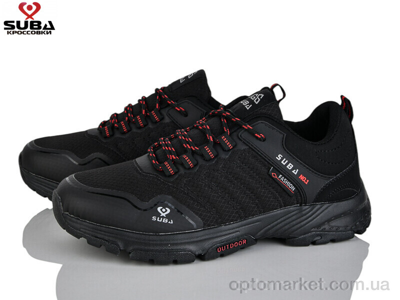 Купить Кросівки чоловічі A6580-02 термо Suba чорний, фото 1