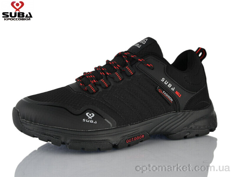 Купить Кросівки чоловічі A6580-02 термо Suba чорний, фото 1