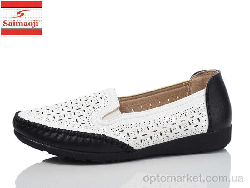 Купить Туфлі жіночі A66-7 Saimaoji білий, фото 1