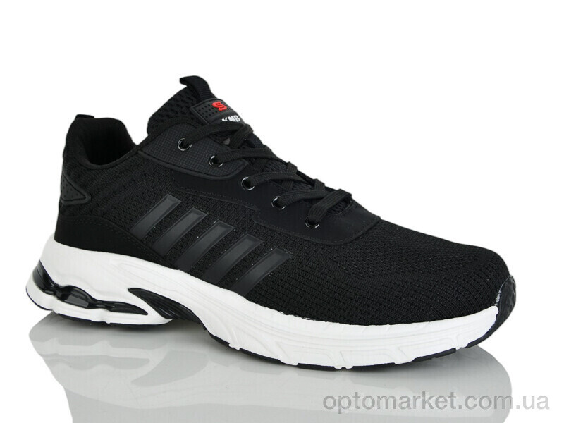 Купить Кросівки чоловічі A6601-1 KMB чорний, фото 1