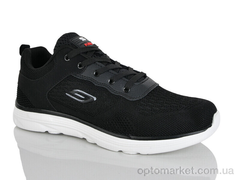 Купить Кросівки чоловічі A6605-1 KMB чорний, фото 1