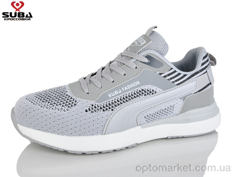 Купить Кросівки чоловічі A6611-6 піна Suba сірий, фото 1