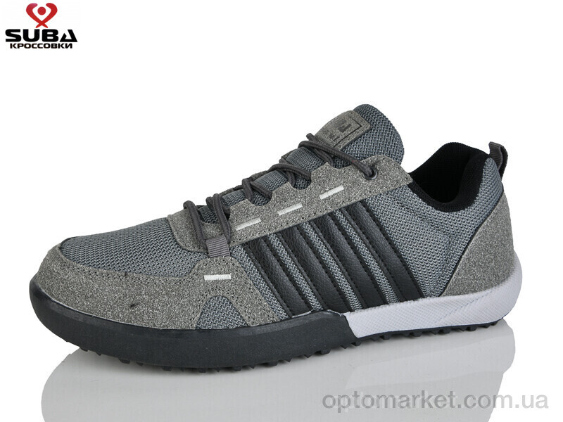 Купить Кросівки чоловічі A6614-4 піна Suba сірий, фото 1