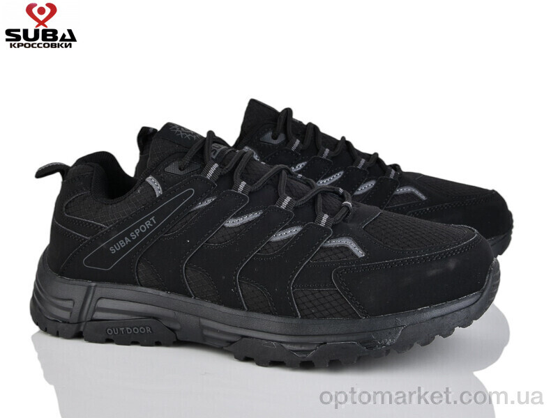 Купить Кросівки чоловічі A6620-01 термо Suba чорний, фото 1