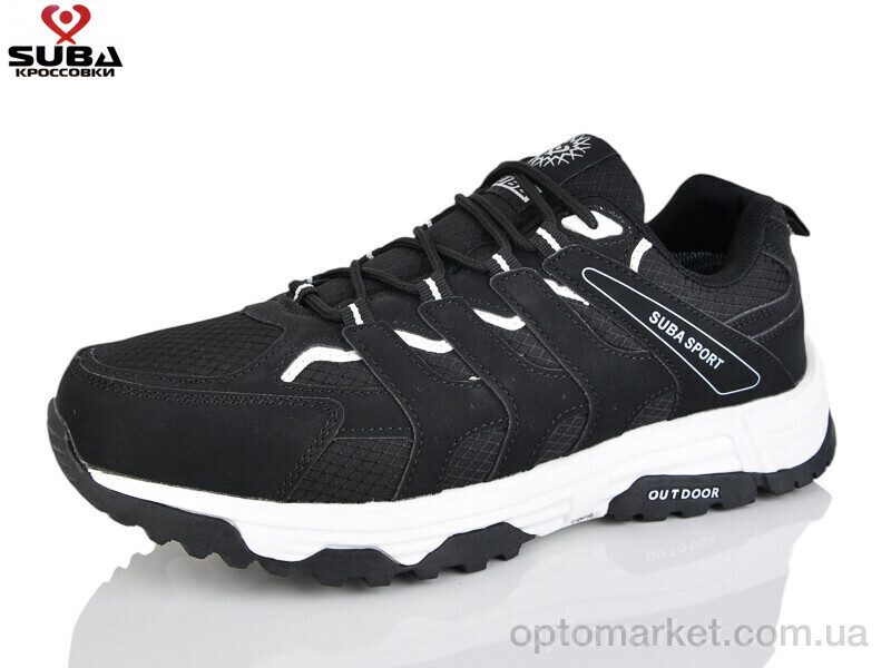 Купить Кросівки чоловічі A6620-02 термо Suba чорний, фото 1
