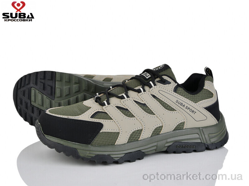 Купить Кросівки чоловічі A6620-09 термо Suba зелений, фото 1