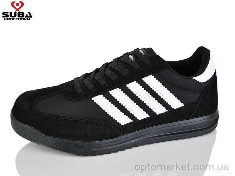 Купить Кросівки чоловічі A6621-2 піна Suba чорний, фото 1