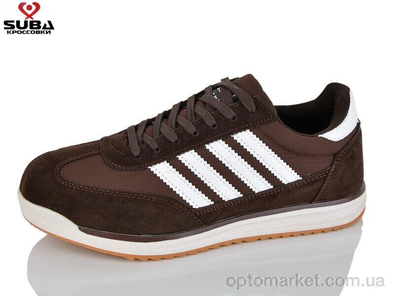 Купить Кросівки чоловічі A6621-7 піна Suba коричневий, фото 1