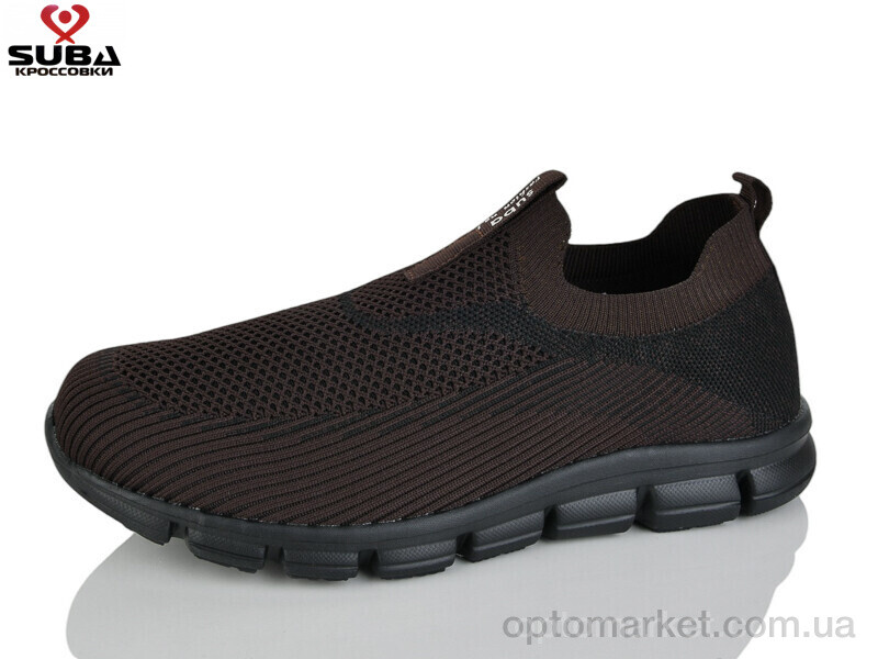 Купить Кросівки чоловічі A6625-7 піна Suba коричневий, фото 1