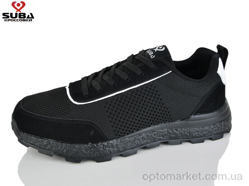 Купить Кросівки чоловічі A6626-1 піна Suba чорний, фото 1
