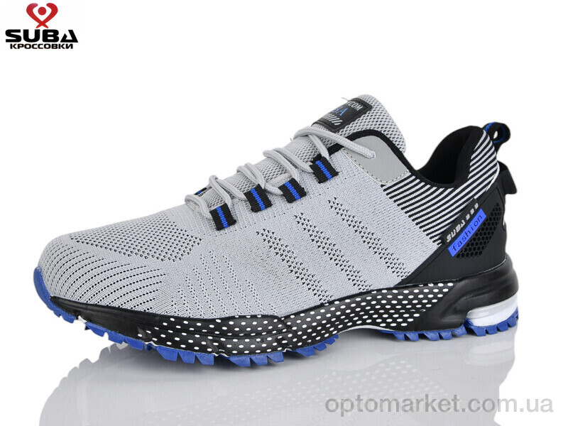 Купить Кросівки чоловічі A6627-6 піна Suba сірий, фото 1