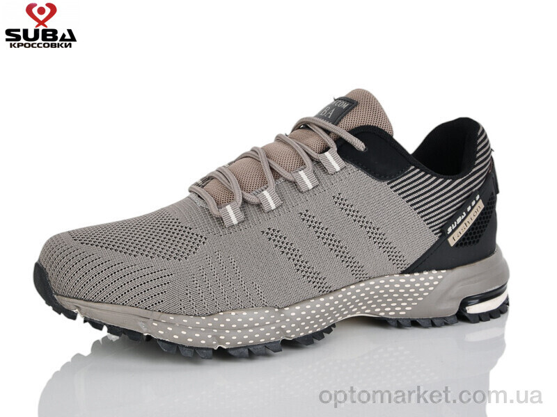 Купить Кросівки чоловічі A6627-7 піна Suba коричневий, фото 1