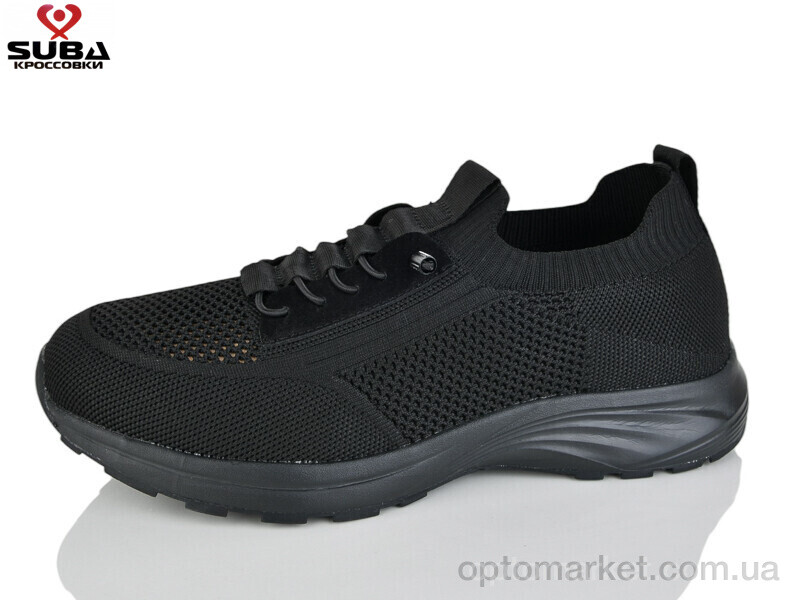 Купить Кросівки чоловічі A6630-1 піна Suba чорний, фото 1