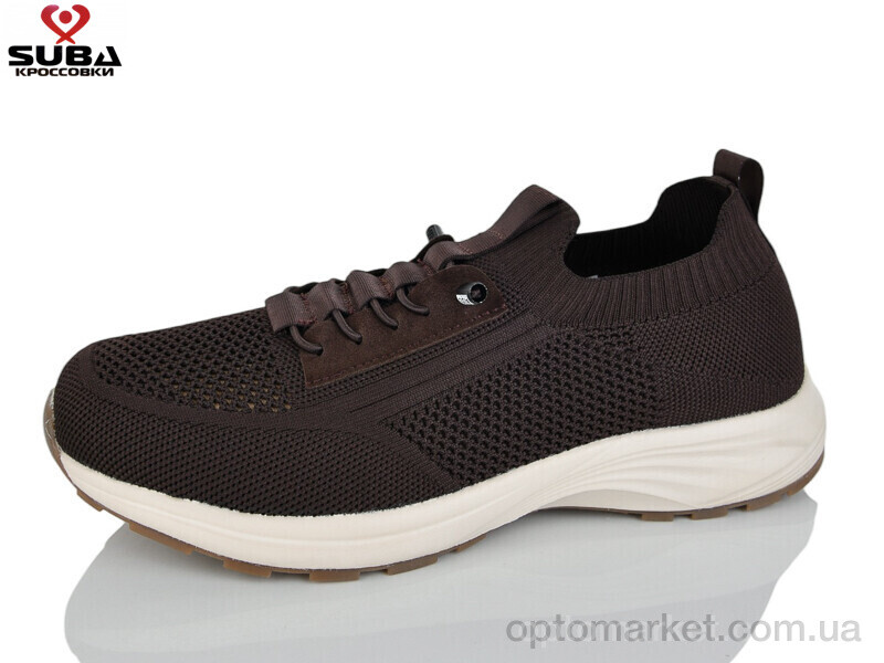 Купить Кросівки чоловічі A6630-7 піна Suba коричневий, фото 1