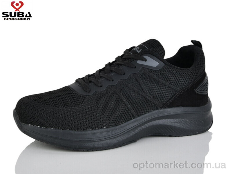 Купить Кросівки чоловічі A6638-1 піна Suba чорний, фото 1