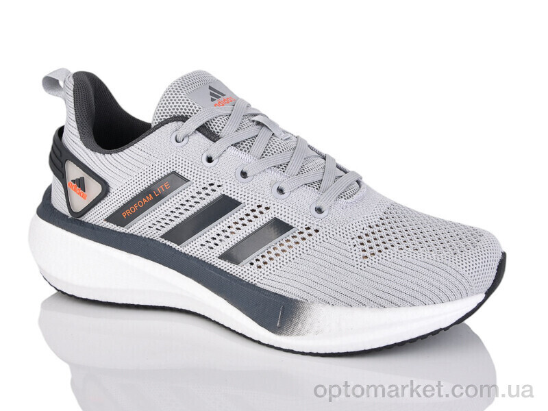 Купить Кросівки чоловічі A680-6 A.idas сірий, фото 2