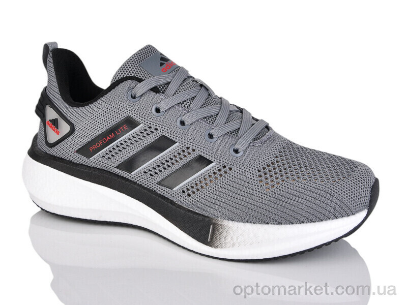 Купить Кросівки чоловічі A680-7 A.idas сірий, фото 2