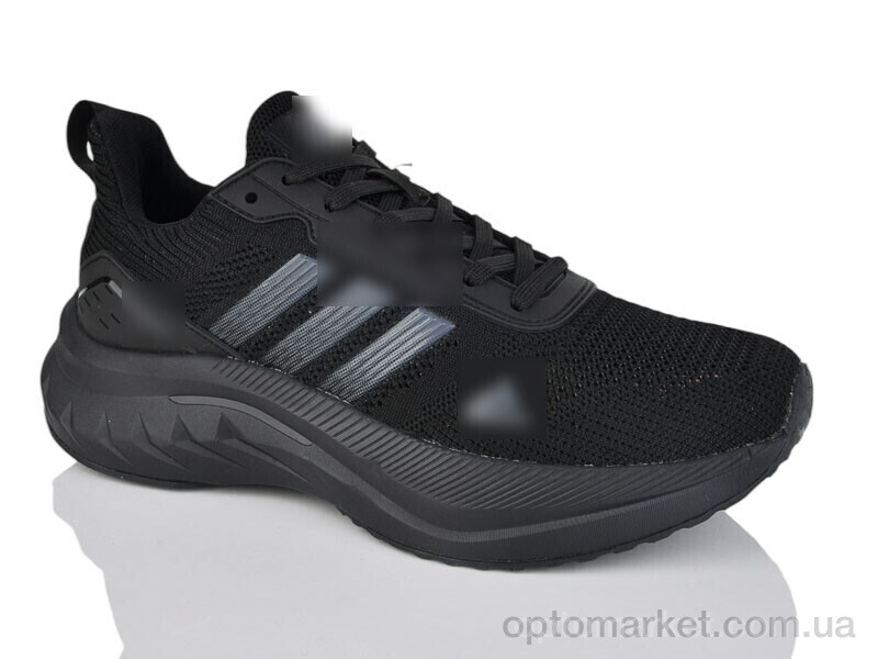 Купить Кросівки чоловічі A682-1 A.idas чорний, фото 1