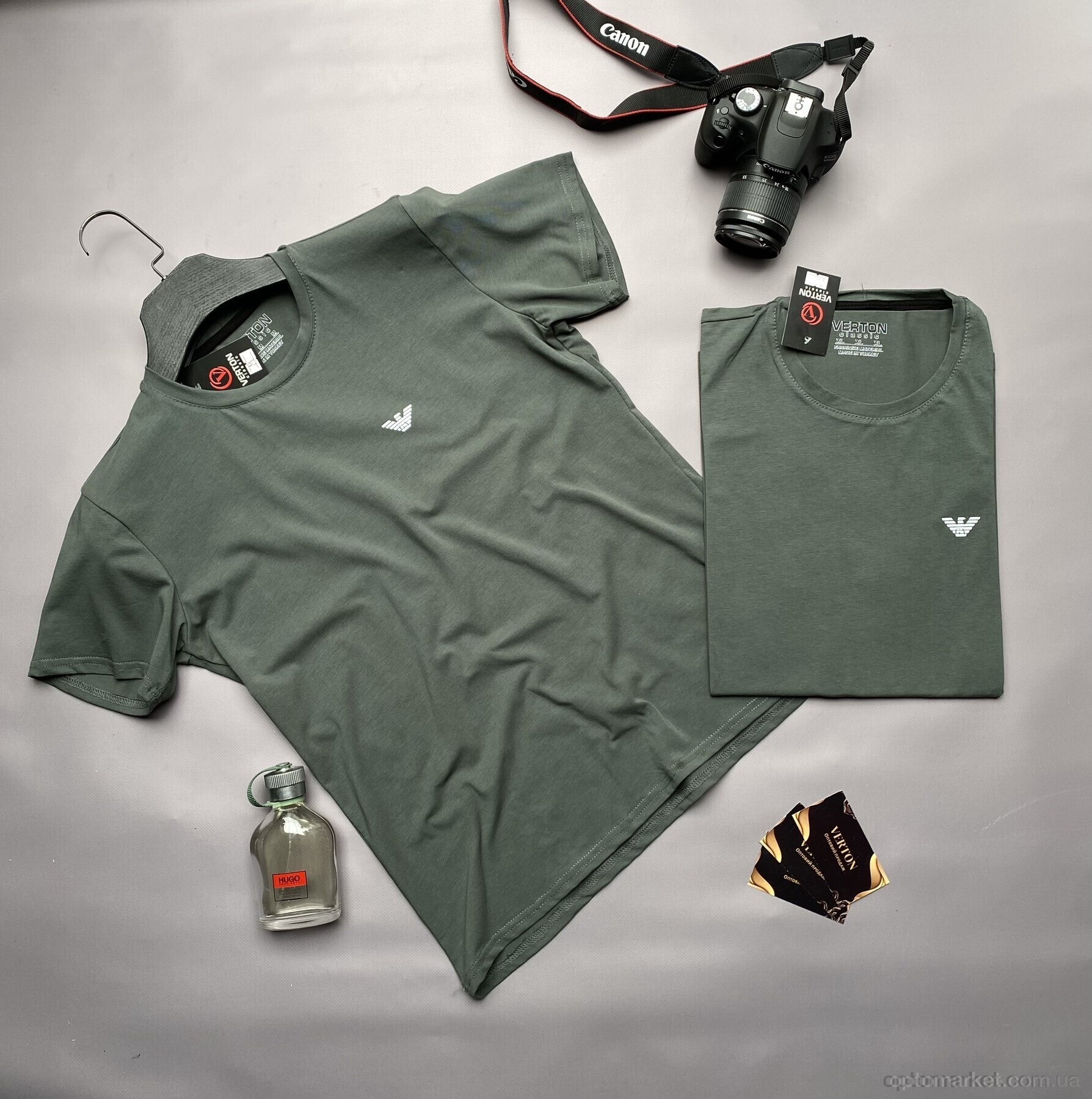 Купить Футболка чоловічі A6 A.mani хакі, фото 3