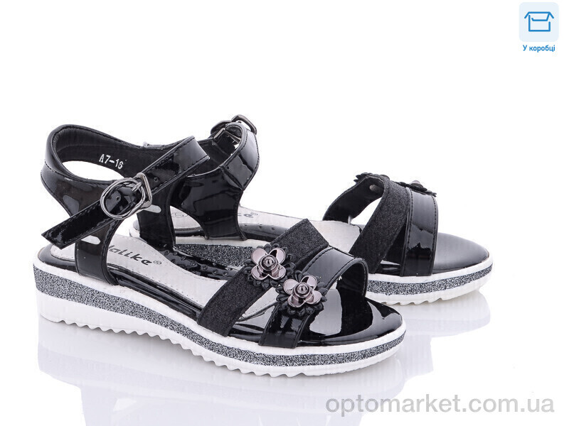 Купить Босоніжки дитячі A7-16 Yalike чорний, фото 1