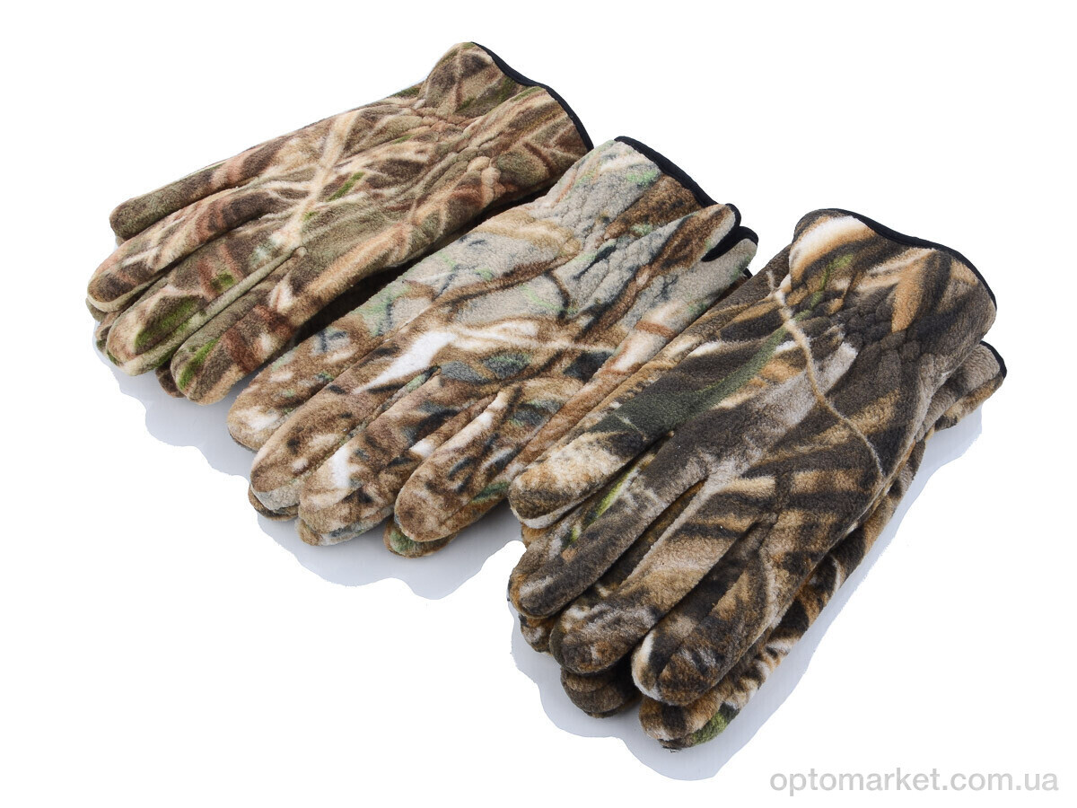 Купить Рукавички чоловічі A7-1M-фліс mix Королева мікс, фото 1