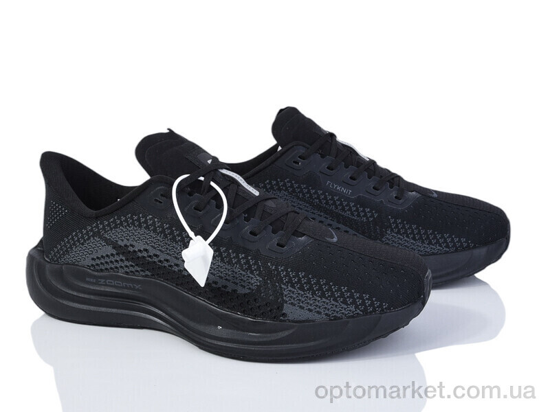 Купить Кросівки чоловічі A7261-1 N.ke чорний, фото 2