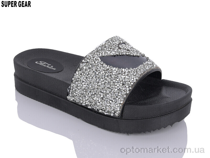 Купить Шльопанці жіночі A752 white Super Gear срібний, фото 1