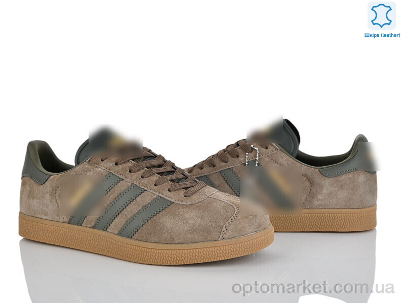 Купить Кросівки чоловічі A7676-3 A.idas хакі, фото 1