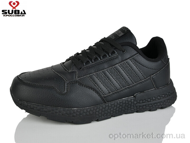 Купить Кросівки чоловічі A7693-1 піна Suba чорний, фото 1
