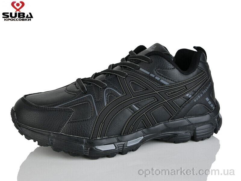 Купить Кросівки чоловічі A7698-1 піна Suba чорний, фото 1