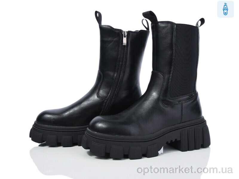Купить Черевики жіночі A77-1259 Lion-Lu чорний, фото 1