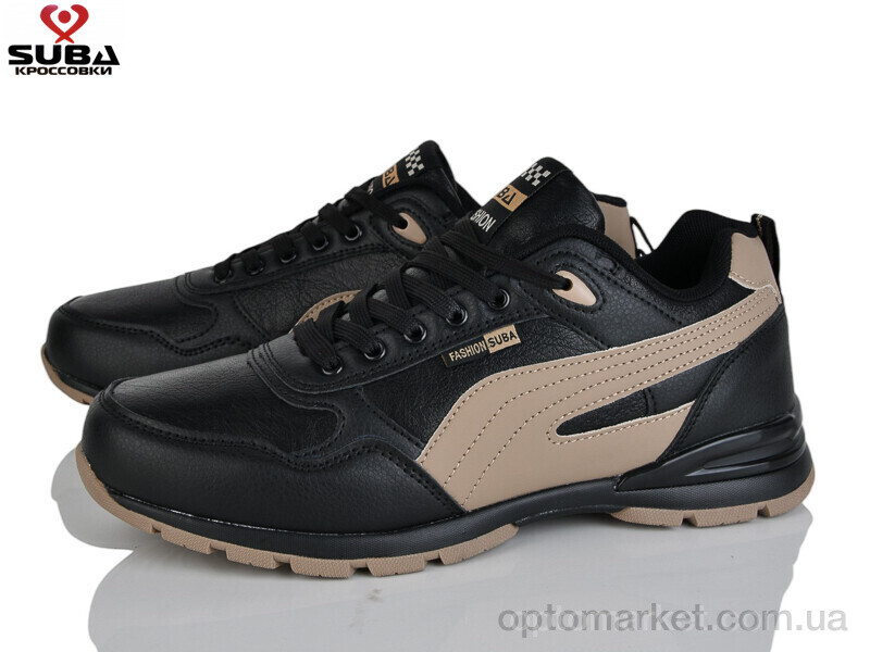 Купить Кросівки чоловічі A7722-07 піна Suba чорний, фото 1