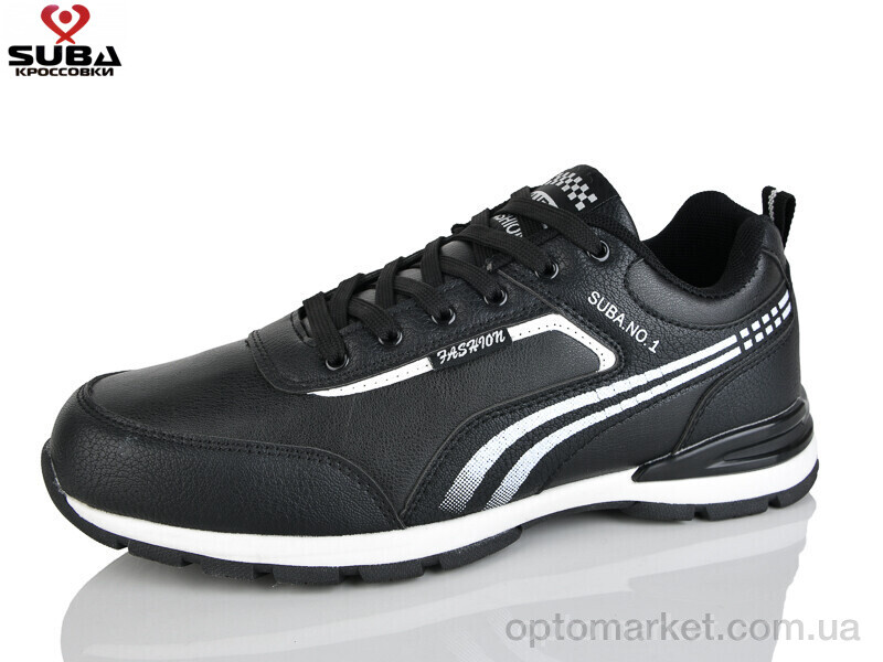 Купить Кросівки чоловічі A7723-2 піна Suba чорний, фото 1