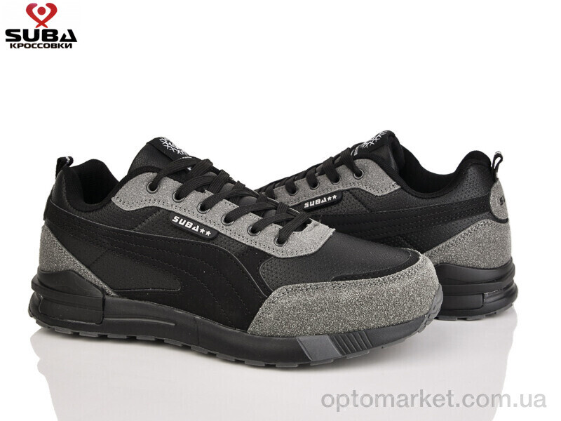Купить Кросівки чоловічі A7725-04 піна Suba чорний, фото 1