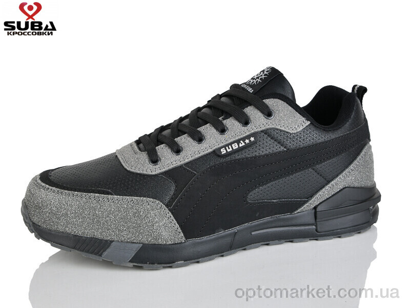 Купить Кросівки чоловічі A7725-4 піна Suba чорний, фото 1