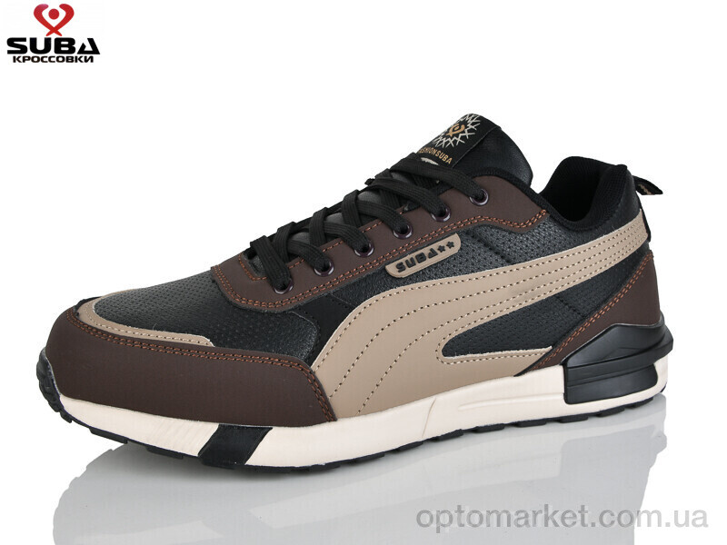 Купить Кросівки чоловічі A7725-7 піна Suba чорний, фото 1