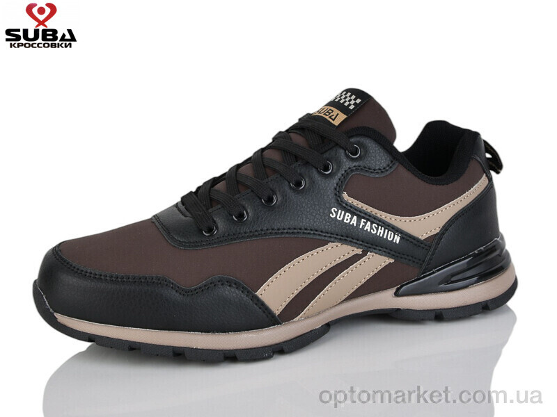 Купить Кросівки чоловічі A7726-7 піна Suba коричневий, фото 1