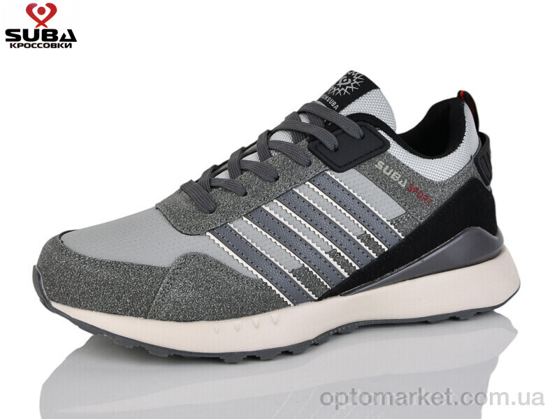 Купить Кросівки чоловічі A7730-6 піна Suba сірий, фото 1