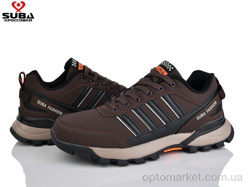 Купить Кросівки чоловічі A7733-07 піна Suba коричневий, фото 1
