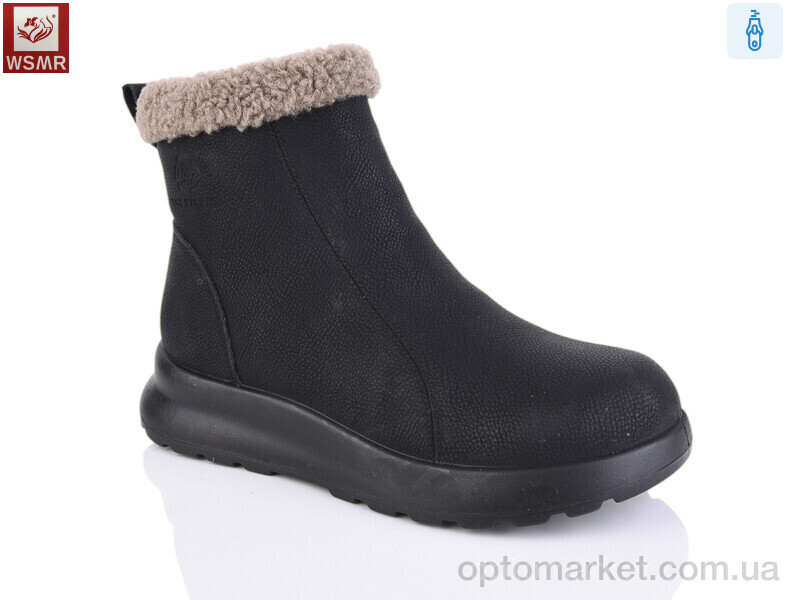 Купить Черевики жіночі A7733-1 WSMR чорний, фото 1