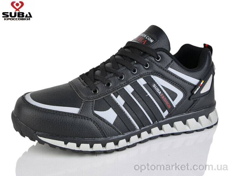 Купить Кросівки чоловічі A7743-2 піна Suba чорний, фото 1
