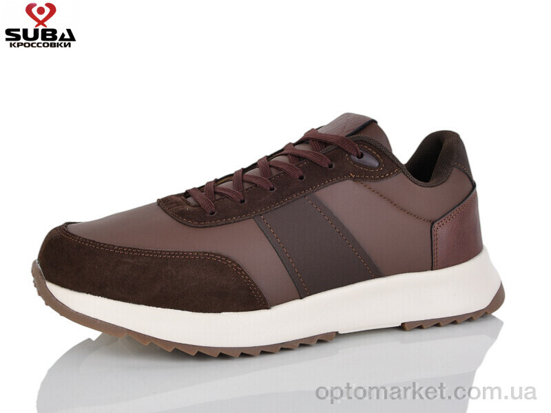 Купить Кросівки чоловічі A7747-7 піна Suba коричневий, фото 1