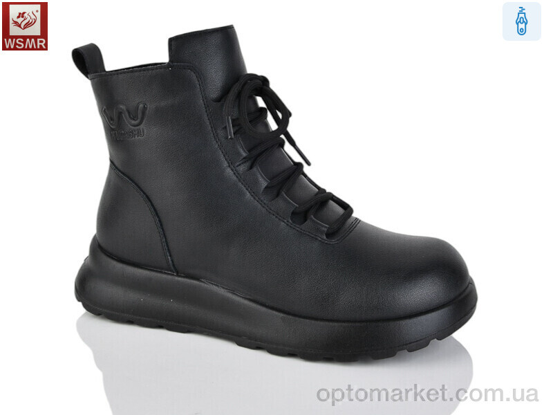Купить Черевики жіночі A7751-1 WSMR чорний, фото 1